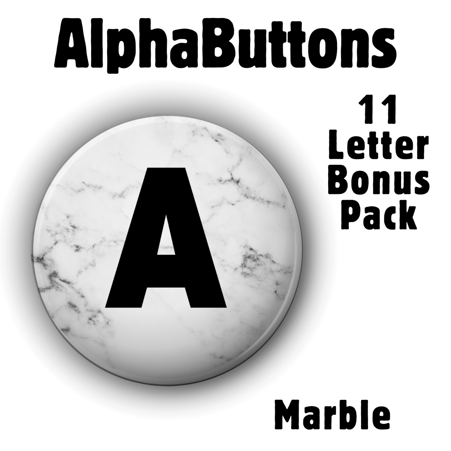 AlphaButtons - 11 Letter Bonus Pack