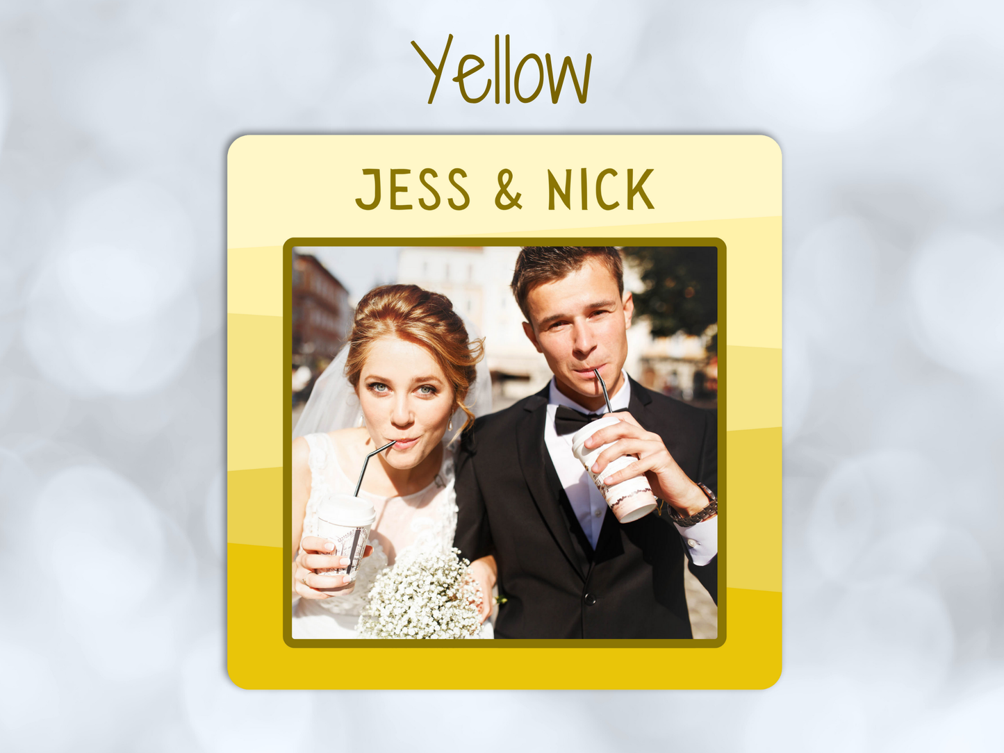 Color Block - Personalized Cruise Door Magnet with Custom Photo & Text – 6 Color Options for Royal Caribbean, Carnival, Disney and more