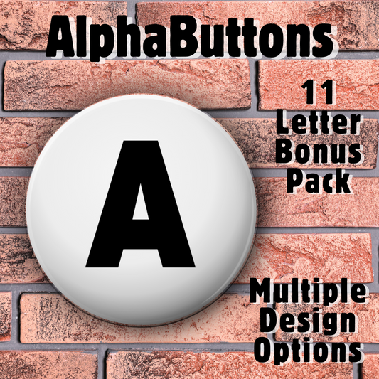 AlphaButtons - 11 Letter Bonus Pack