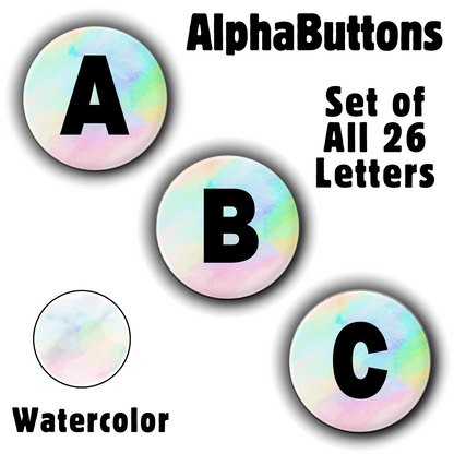 AlphaButtons - Full Set (26 Letters)