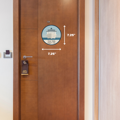 Set Sail Custom Cruise Door Magnet