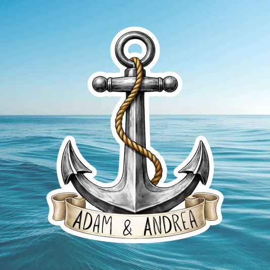 Anchor Magnet - Personalized Cruise Door Magnet with Custom Text for Royal Caribbean, Carnival, Disney and more (Copy)