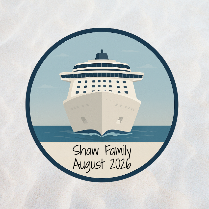 Set Sail Custom Cruise Door Magnet