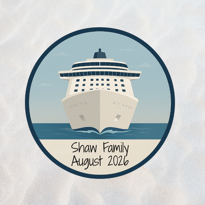 Set Sail Custom Cruise Door Magnet