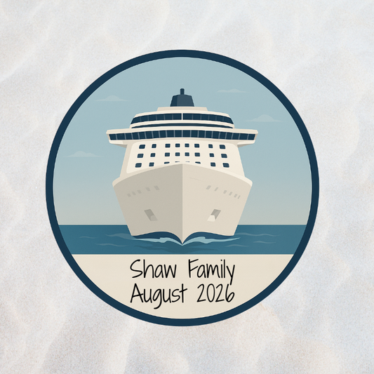 Set Sail Custom Cruise Door Magnet