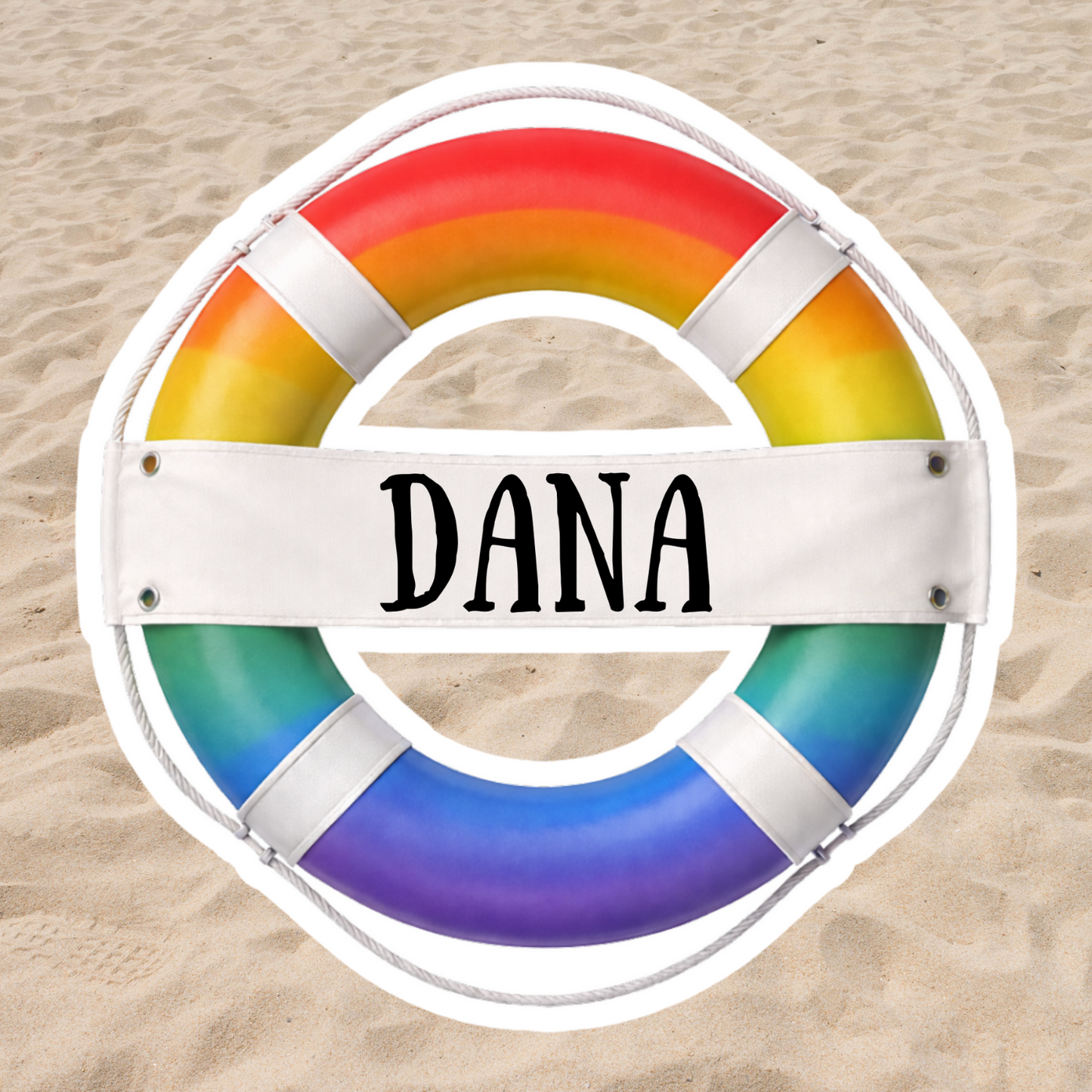 Life Preserver Magnet - Personalized Cruise Door Magnet with Custom Text for Royal Caribbean, Carnival, Disney and more