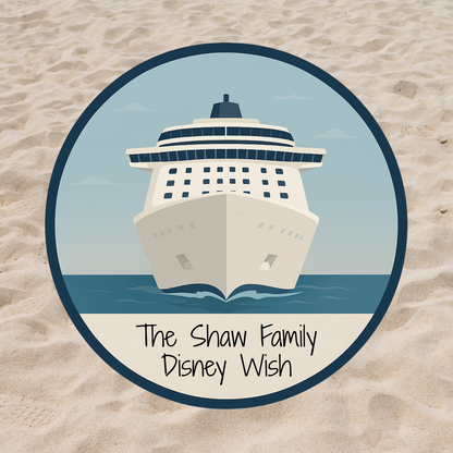 Set Sail - Personalized Cruise Door Magnet with Custom Text for Royal Caribbean, Carnival, Disney and more