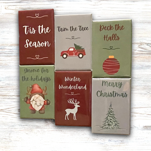 Christmas Magnets (Set of 6)